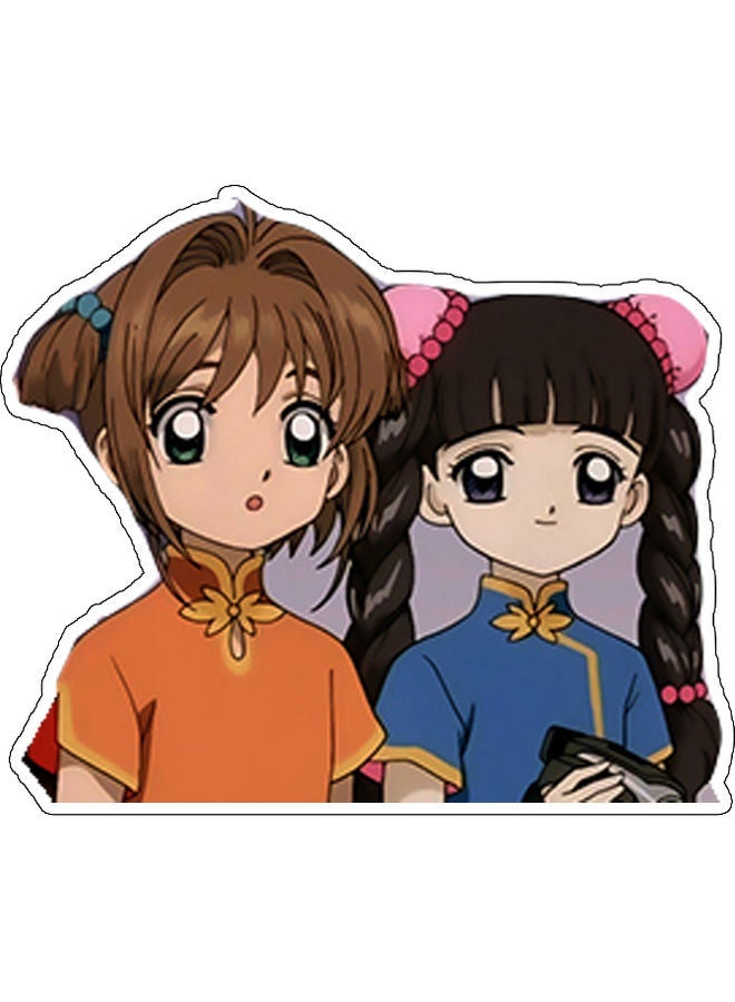 بي بي ملصق جداري للتزيين بطبعة شخصيات أنمي متعدد الألوان