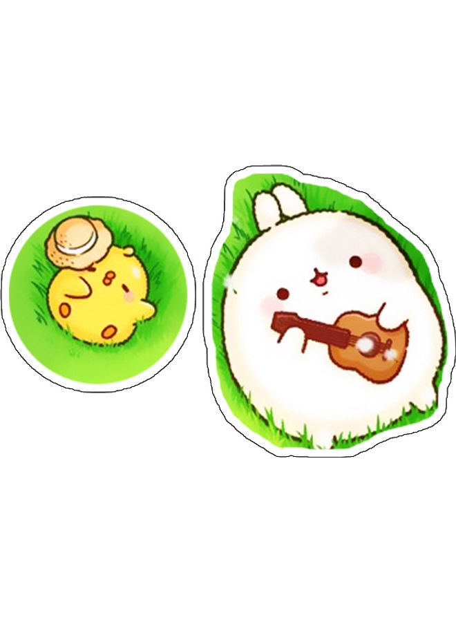 BP Cartoon Printed Decorative Wall Sticker Multicolour