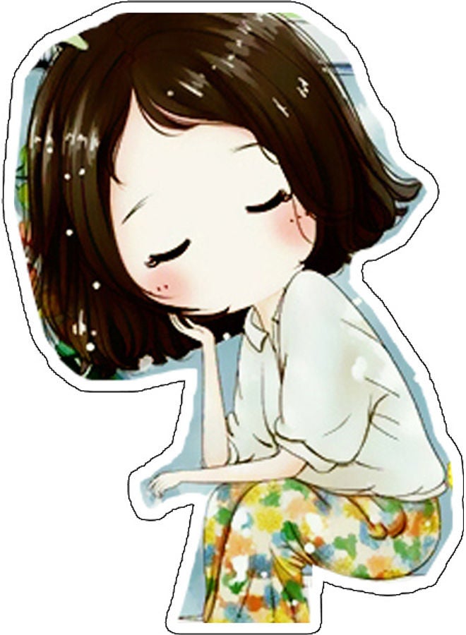 BP Beautiful Character Wall Sticker Multicolour