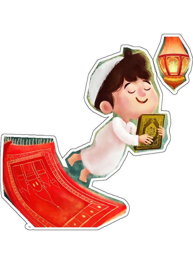 BP Boy Printed Decorative Wall Sticker Multicolour