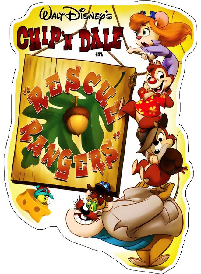 Disney Character Printed Wall Sticker Multicolour