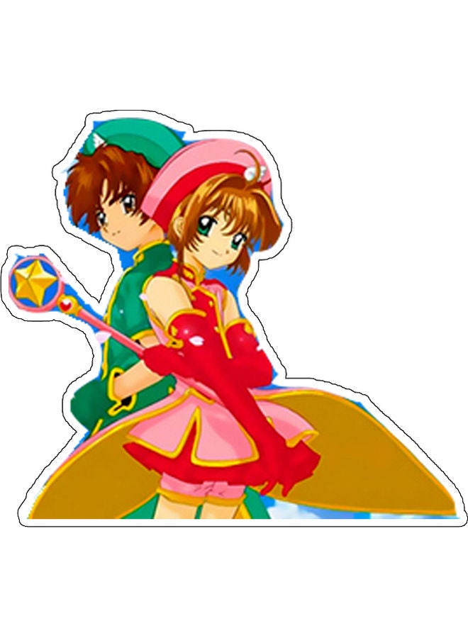 BP Anime Characters Decorative Wall Sticker Multicolour