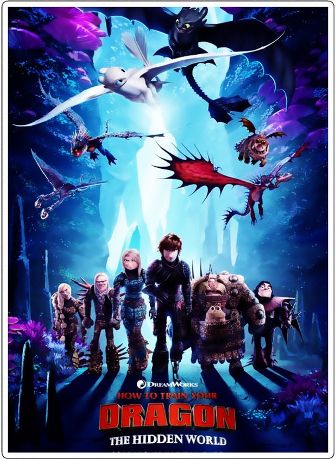 بي بي ملصق جداري بطبعة شخصيات خيالية متعدد الألوان