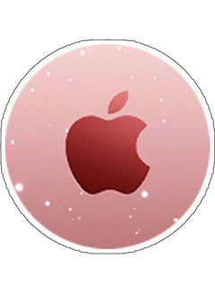 Apple iPhone Logo Printed Decorative Wall Sticker Red