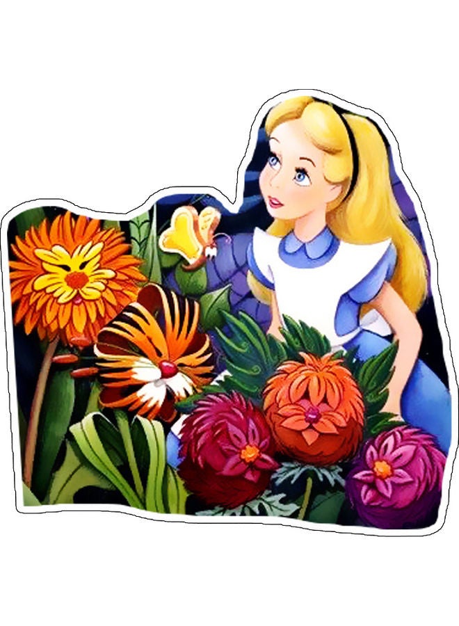 Beautiful Character Wall Sticker Multicolour