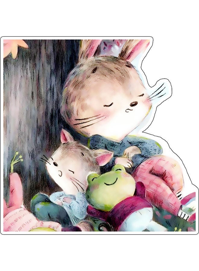 BP Cute Animal Printed Wall Sticker Multicolour