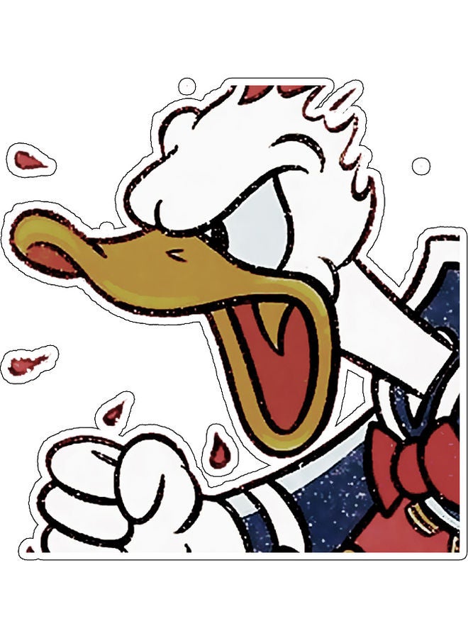 ملصق جداري مزين بطبعة شخصية خيالية متعدد الألوان