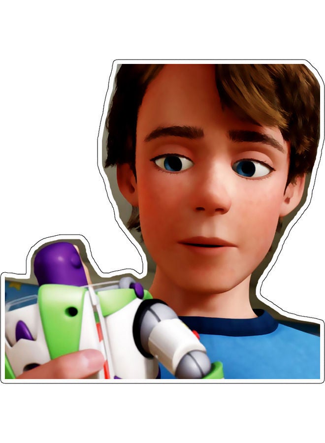 BP Toy Story Fictional Character Printed Wall Sticker Multicolour