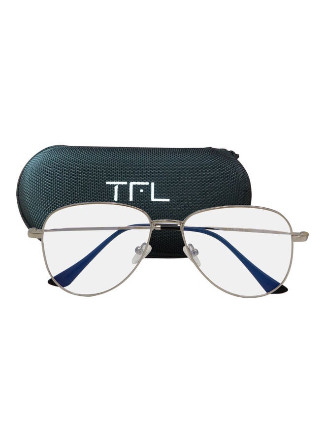 TFL - Aviator Anti-Blue Light Glasses With Clip On Sunglasses - Image 1