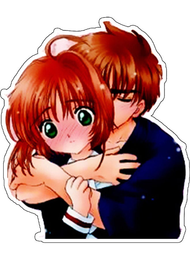 BP Anime Characters Decorative Wall Sticker Multicolour