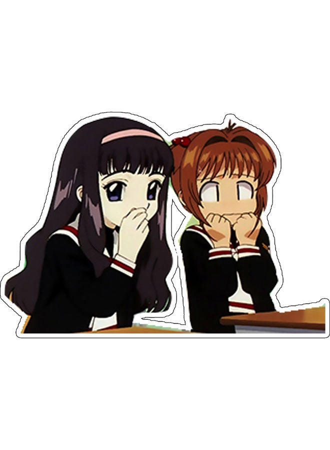 ملصق جداري للتزيين بطبعة شخصيات أنمي متعدد الألوان