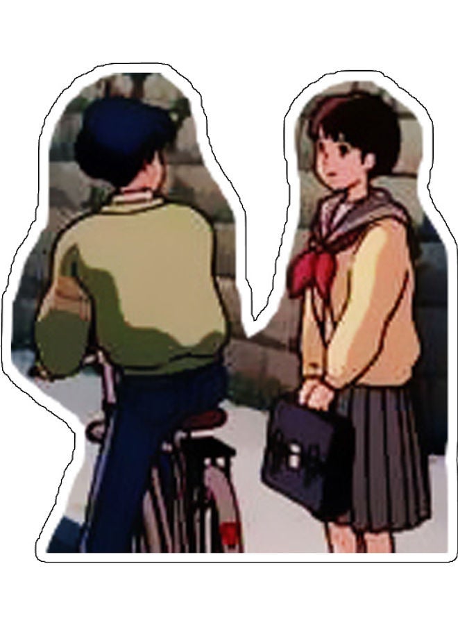 BP Anime Characters Decorative Wall Sticker Multicolour