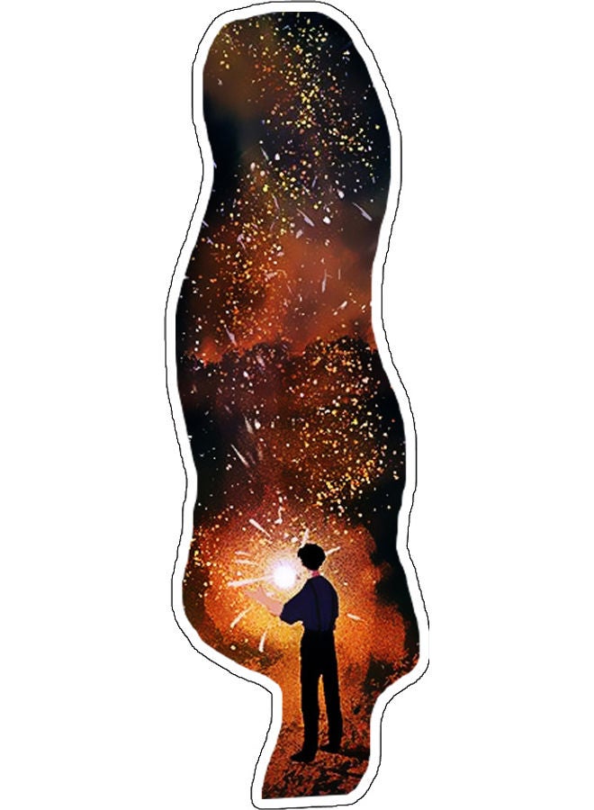 بي بي ملصق حائط مطبوع للصبي متعدد الألوان