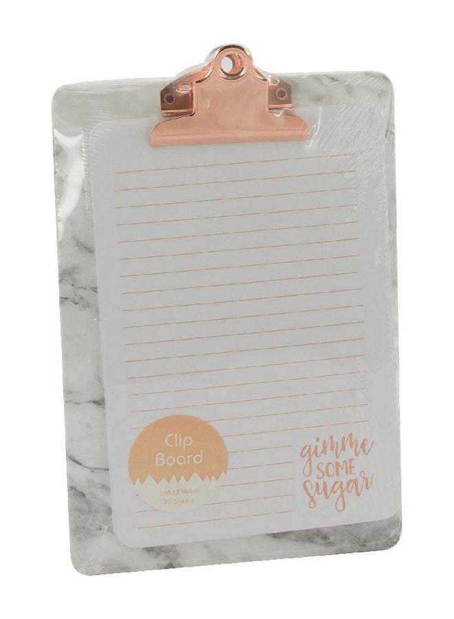 A5 Standard Clipboard White