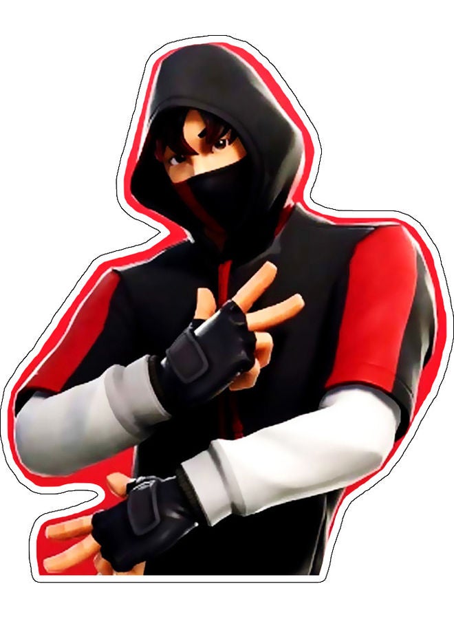 ملصق جداري للديكور بطبعة ولد متعدد الألوان