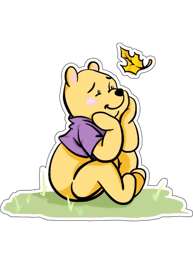BP Winnie The Pooh Printed Wall Sticker Yellow/Purple/Green