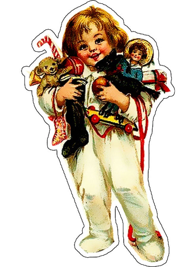 ملصق جداري بطبعة رسومات كرتونية للديكور متعدد الألوان