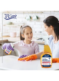 VCare Surface Disinfectant Cleaner Brown 750ml  - Image 3