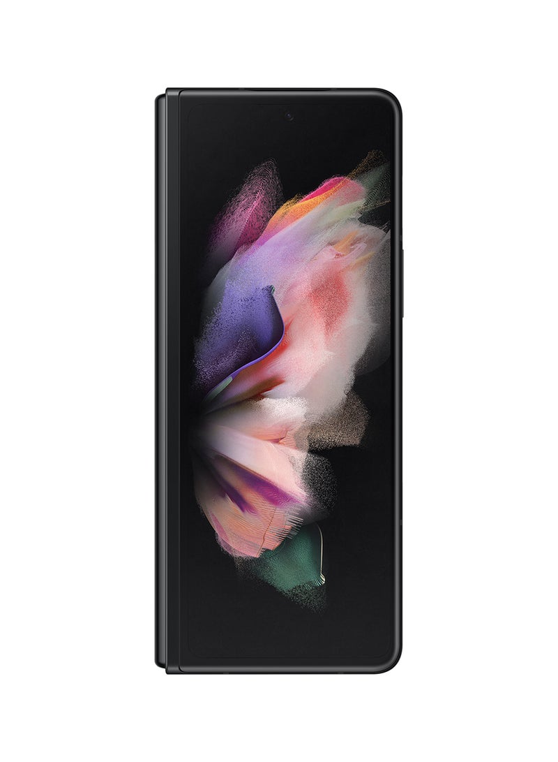 Samsung - Galaxy Z Fold 3 5G Dual SIM Phantom Black 12GB RAM 256GB With Buds Pro + Cover S Pen And Care - Middle East Version - Image 1