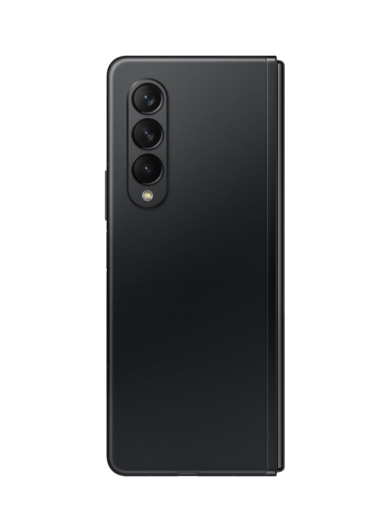 Samsung - Galaxy Z Fold 3 5G Dual SIM Phantom Black 12GB RAM 256GB With Buds Pro + Cover S Pen And Care - Middle East Version - Image 1