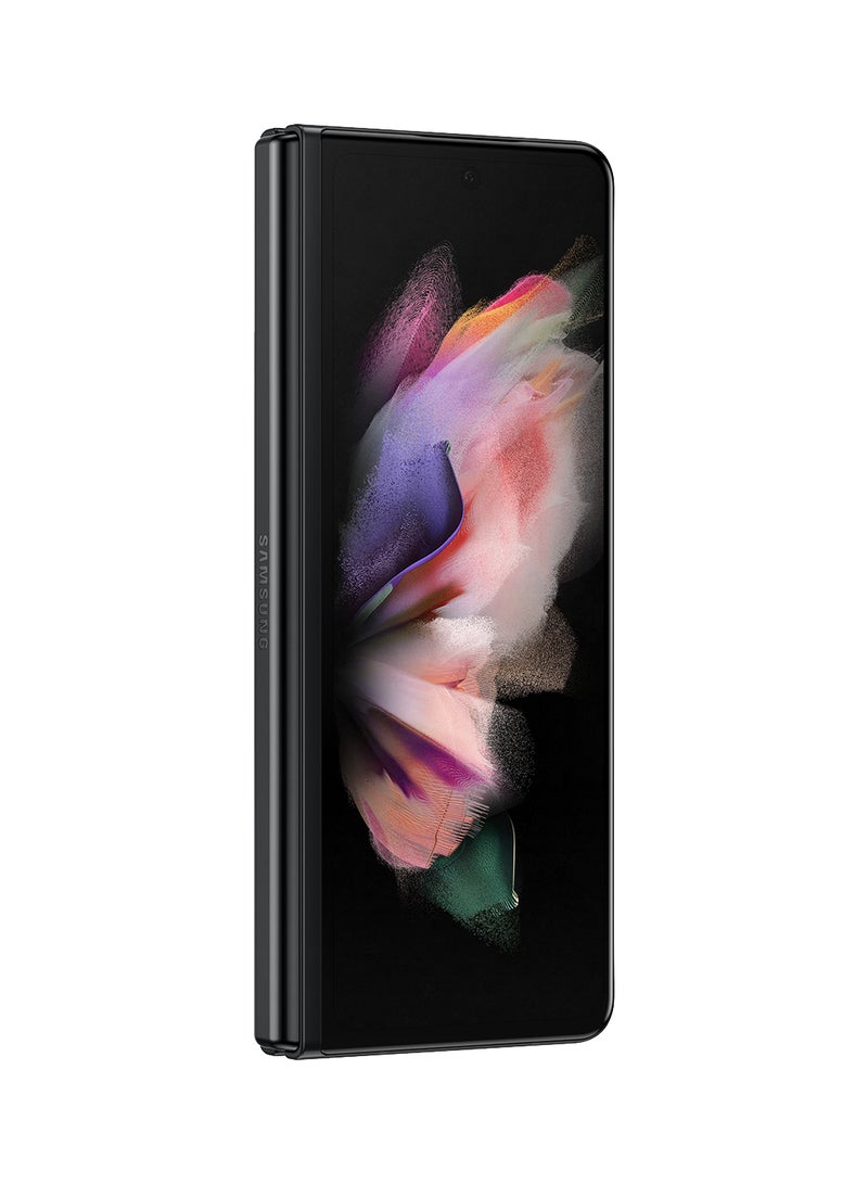 Samsung - Galaxy Z Fold 3 5G Dual SIM Phantom Black 12GB RAM 256GB With Buds Pro + Cover S Pen And Care - Middle East Version - Image 1