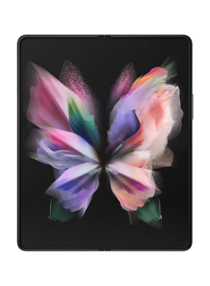 Samsung - Galaxy Z Fold 3 5G Dual SIM Phantom Black 12GB RAM 256GB With Buds Pro + Cover S Pen And Care - Middle East Version - Image 1