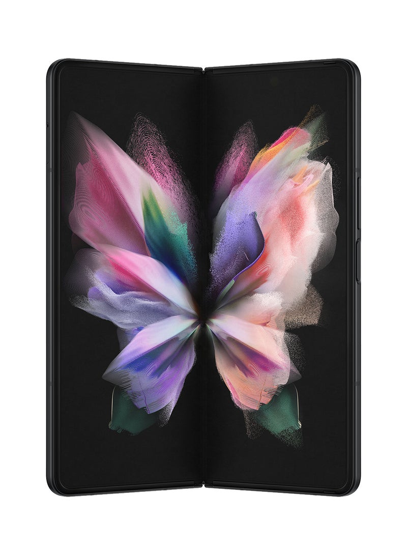 Samsung - Galaxy Z Fold 3 5G Dual SIM Phantom Black 12GB RAM 256GB With Buds Pro + Cover S Pen And Care - Middle East Version - Image 1