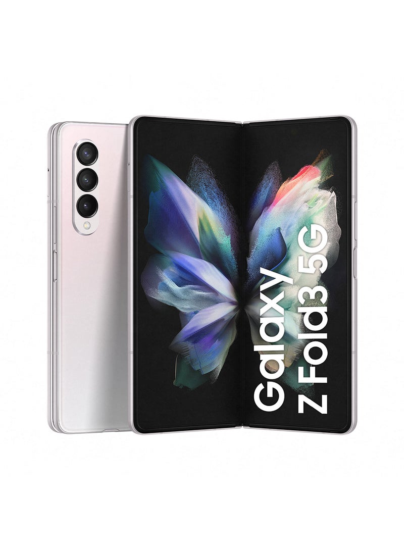 Samsung - Galaxy Z Fold 3 Single SIM Phantom Silver 12GB RAM 256GB 5G - International version - Image 1