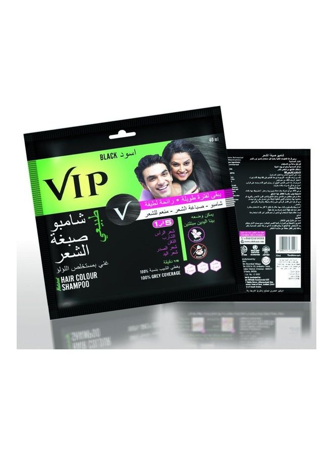 VIP Hair Colour Shampoo Black