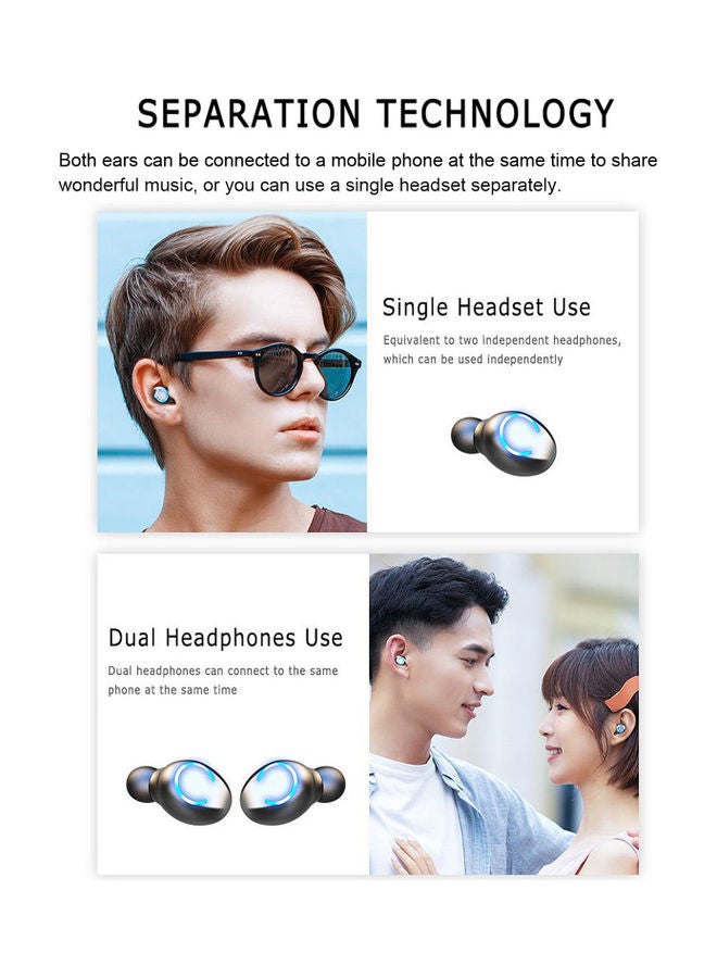 Auto Pairing True Wireless In-Ear Bluetooth Earphone Black - Image 3
