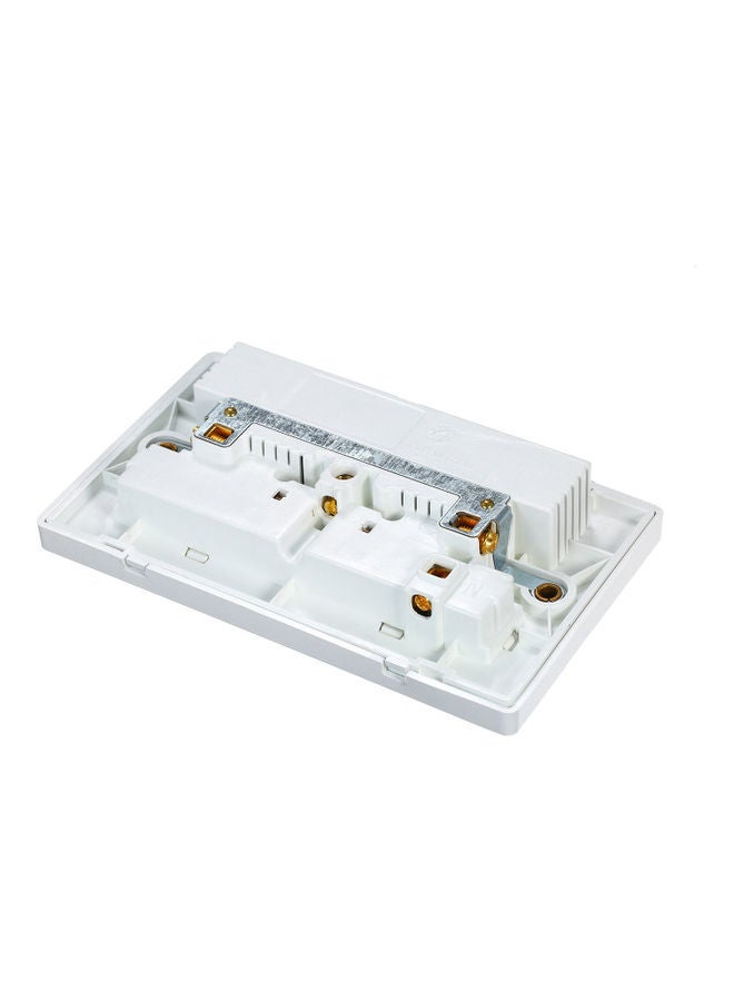 Generic - USB Port Wall Switched Outlet White - Image 1
