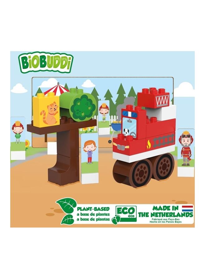 BioBUDDi BB-0127 29-Piece Fire Truck Building Sets 29 6+ Years - Image 2