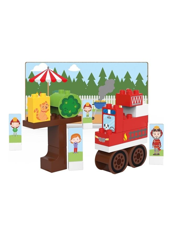 BioBUDDi BB-0127 29-Piece Fire Truck Building Sets 29 6+ Years - Image 3