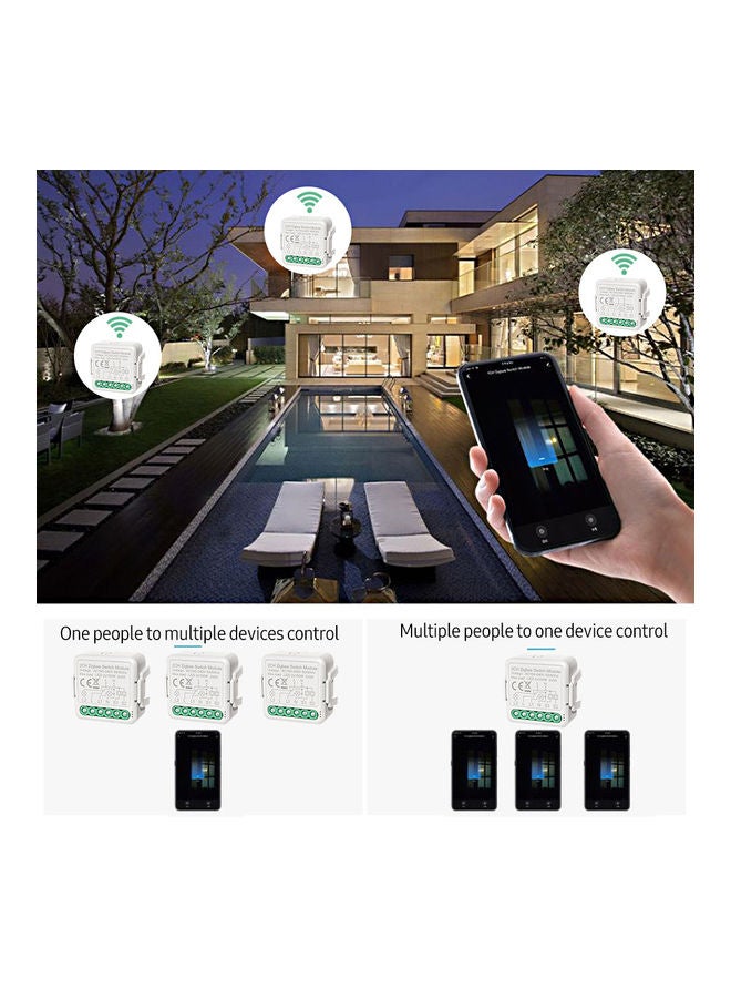 Generic 2-Way Zigbee Smart Switch Module White  - Image 5