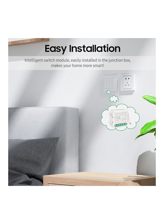 وحدة مفتاح زيجبي ذكية ب3 اتجاهات أبيض - Image 5