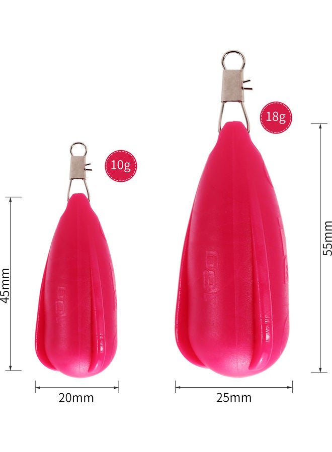 Rti 2-Piece PVC Fishing Practice Casting Plug Lures - Image 4
