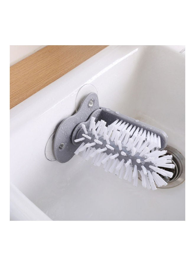 Double Sided Glass and Cup Washer Brush Grey - Image 2