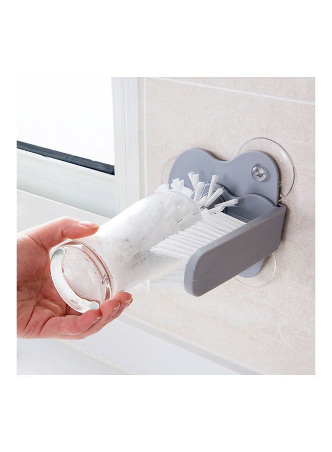 Double Sided Glass and Cup Washer Brush Grey - Image 4