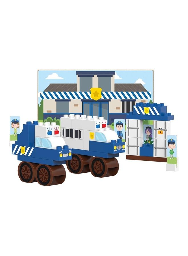 BioBUDDi BB-0129 41-Piece Police Station Building Sets 41 6+ Years  - Image 3
