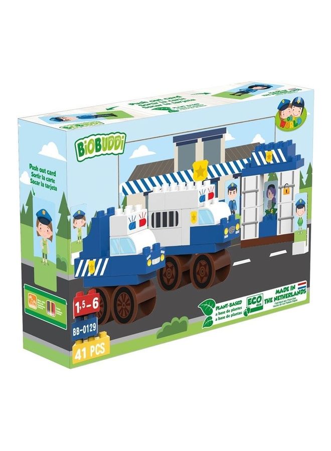 BioBUDDi BB-0129 41-Piece Police Station Building Sets 41 6+ Years  - Image 4
