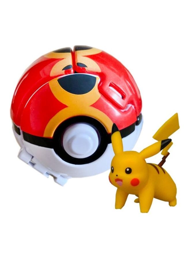 Flip Pet Explosion Poke Ball Pokemon Doll Model Toy 7x7x7cm  - Image 1