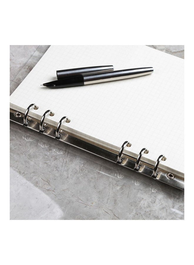 Generic PVC Clip File Folder Loose Notebook Sheet Ring Binder Transparent  - Image 3