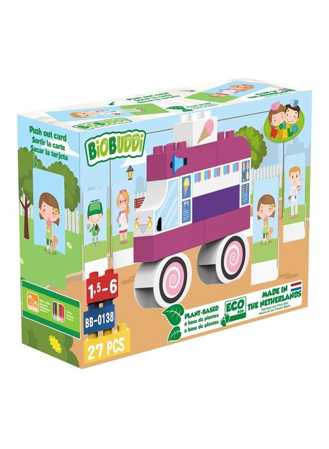 BioBUDDi BB-0138 27-Piece Ice Cream Building Sets 27 6+ Years - Image 4