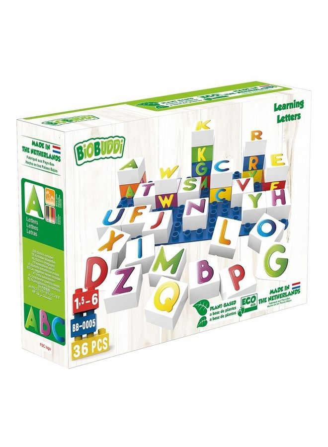 BioBUDDi BB-0005 36-Piece Learning Letters Building Sets 36 3+ Years - Image 4