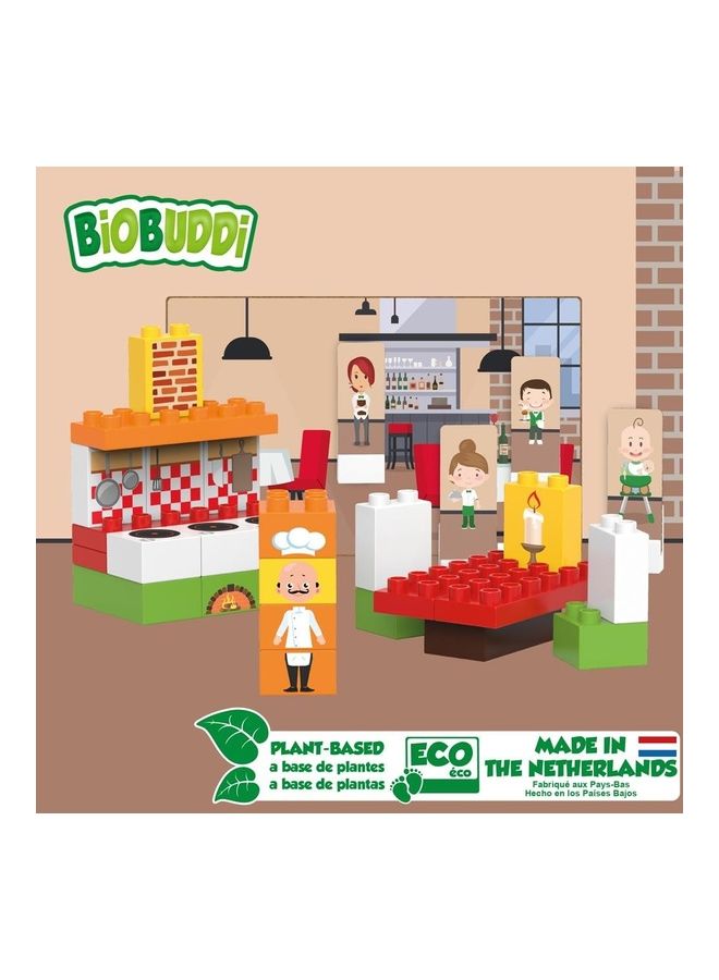 BioBUDDi BB-0141 40-Piece Restaurant Building Sets 40 6+ Years  - Image 2
