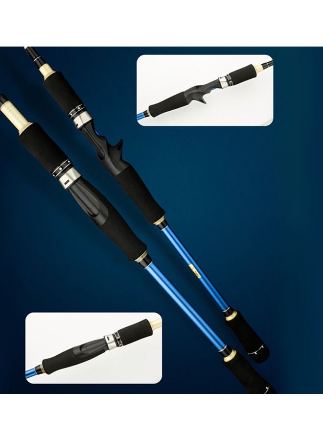 Generic 2.4m Double Pole Grips Shank Fishing Rod Set - Image 3