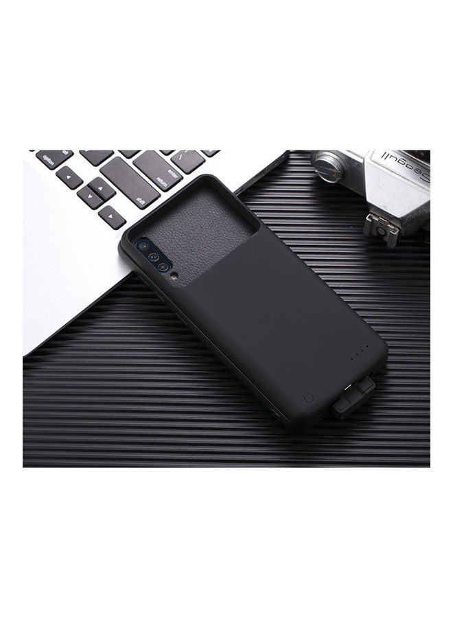 Generic - Portable Battery Mobile Phone Charger Case Cover for Samsung Galaxy A50 Black - Image 1