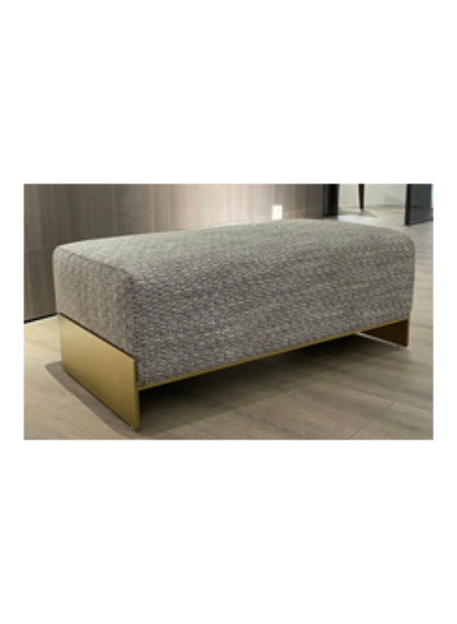 Contemporary Bedroom And Living Room Bench Grey/Gold