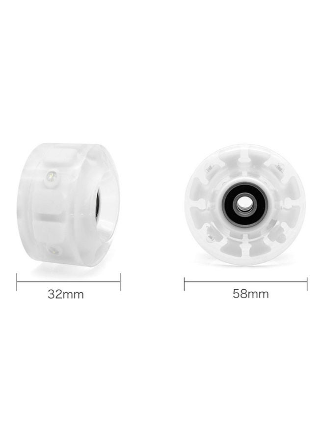 Generic 4-Piece Light-Emitting Wheels with 8 Bearing and 4 Cores  - Image 2