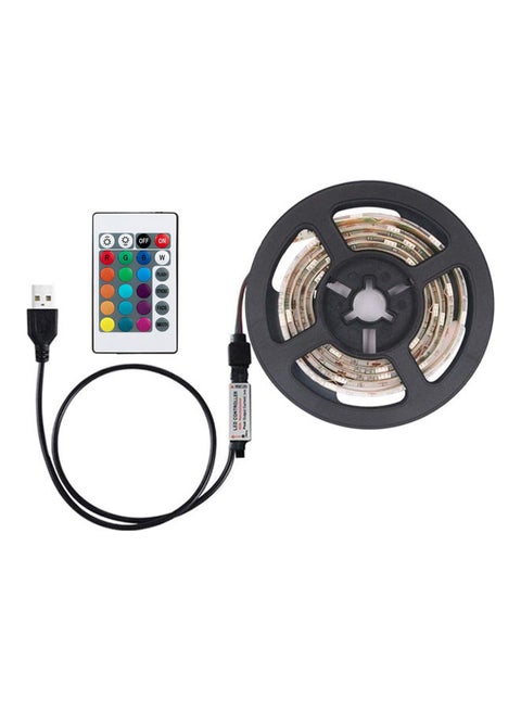 2M LED RGB Strip Light with Remote Control Multicolour